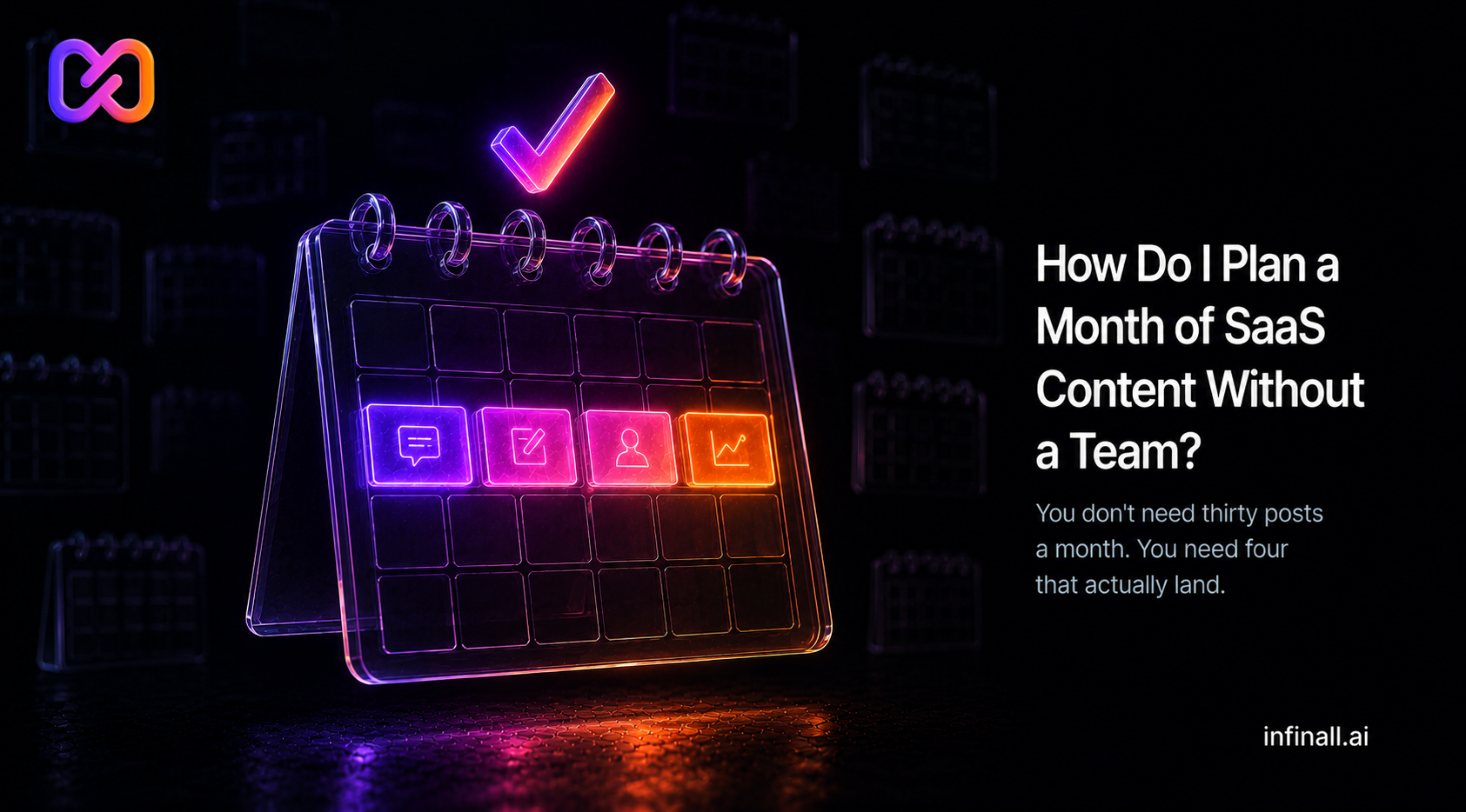 How Do I Plan a Month of SaaS Content Without a Team?