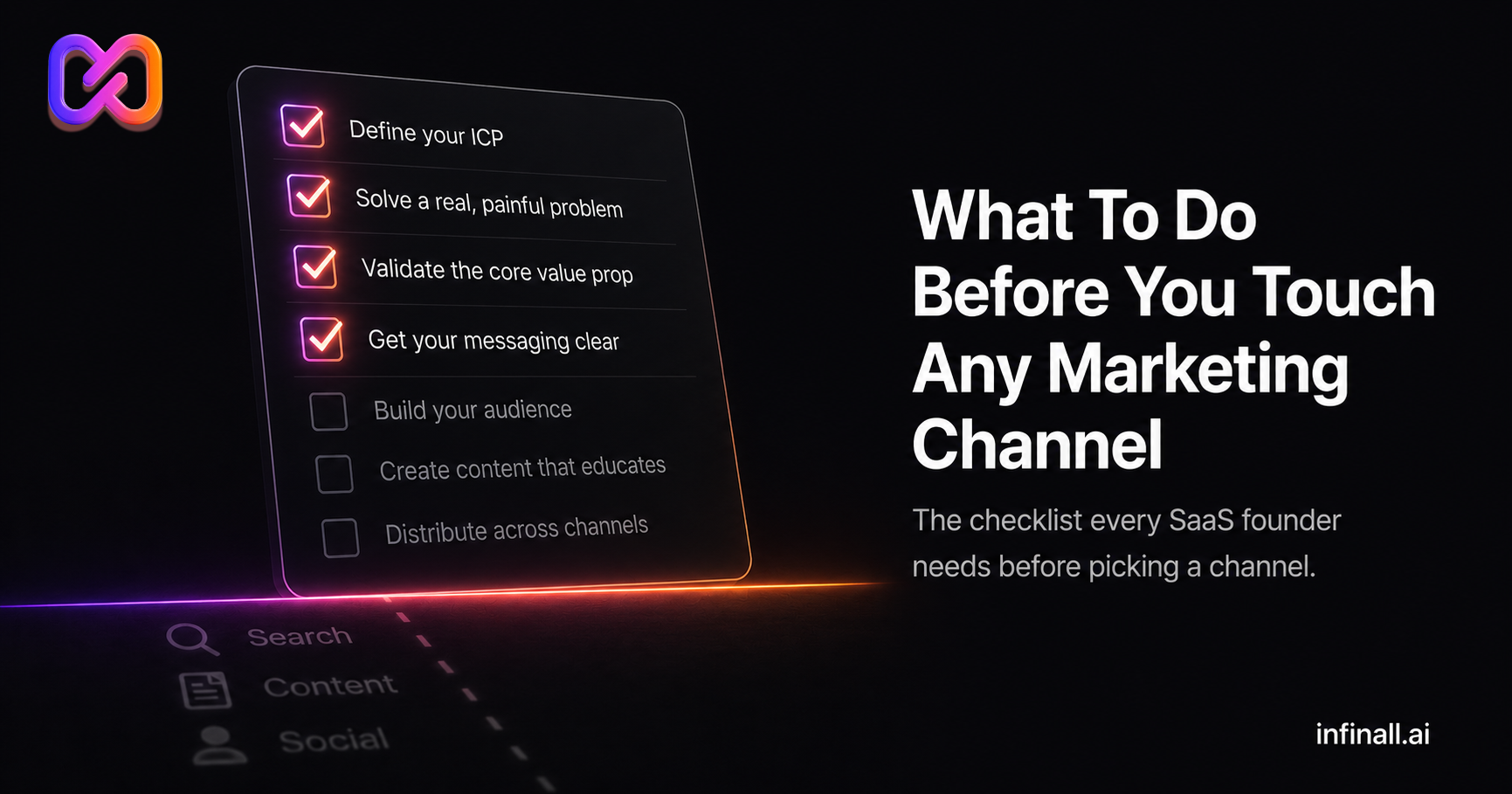 What To Do Before You Touch Any Marketing Channel