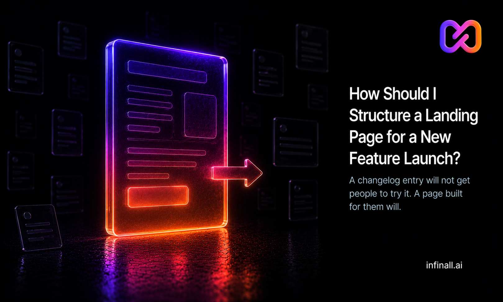 How Should I Structure a Landing Page for a New Feature Launch?